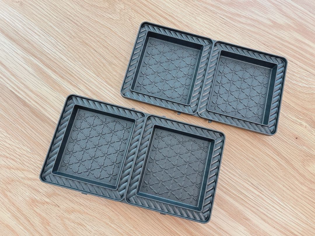 ◆プレート4枚セットでかなりお得◆ BRUNO グリルサンドメーカー ダブル