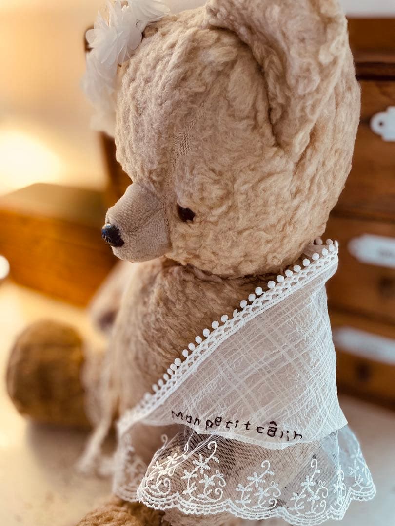 く*ん様 フランス　ヴィンテージベア　モコモコ♡⸝⸝⸝⸝ アンティークベア