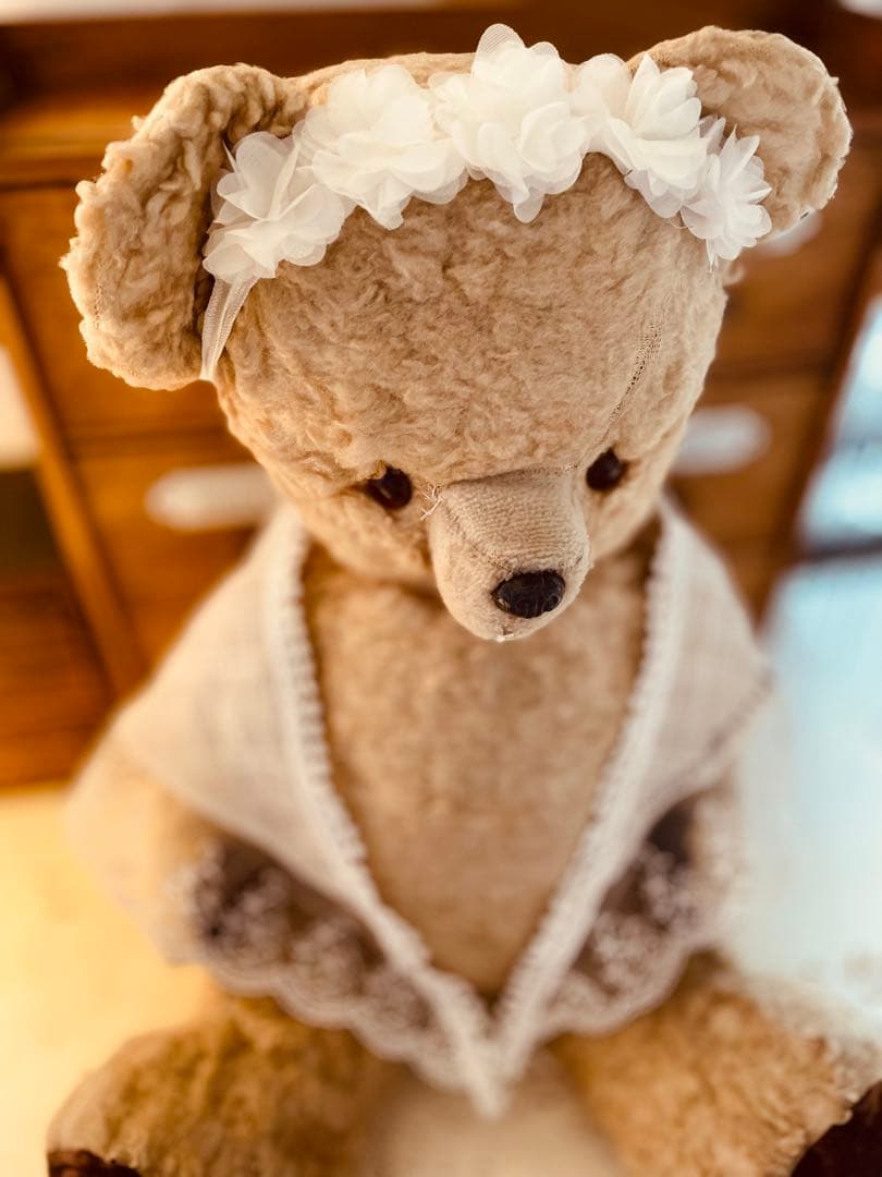く*ん様 フランス　ヴィンテージベア　モコモコ♡⸝⸝⸝⸝ アンティークベア