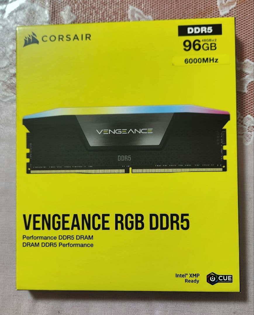 CORSAIR 96GB DDR5-6000MHz メモリ