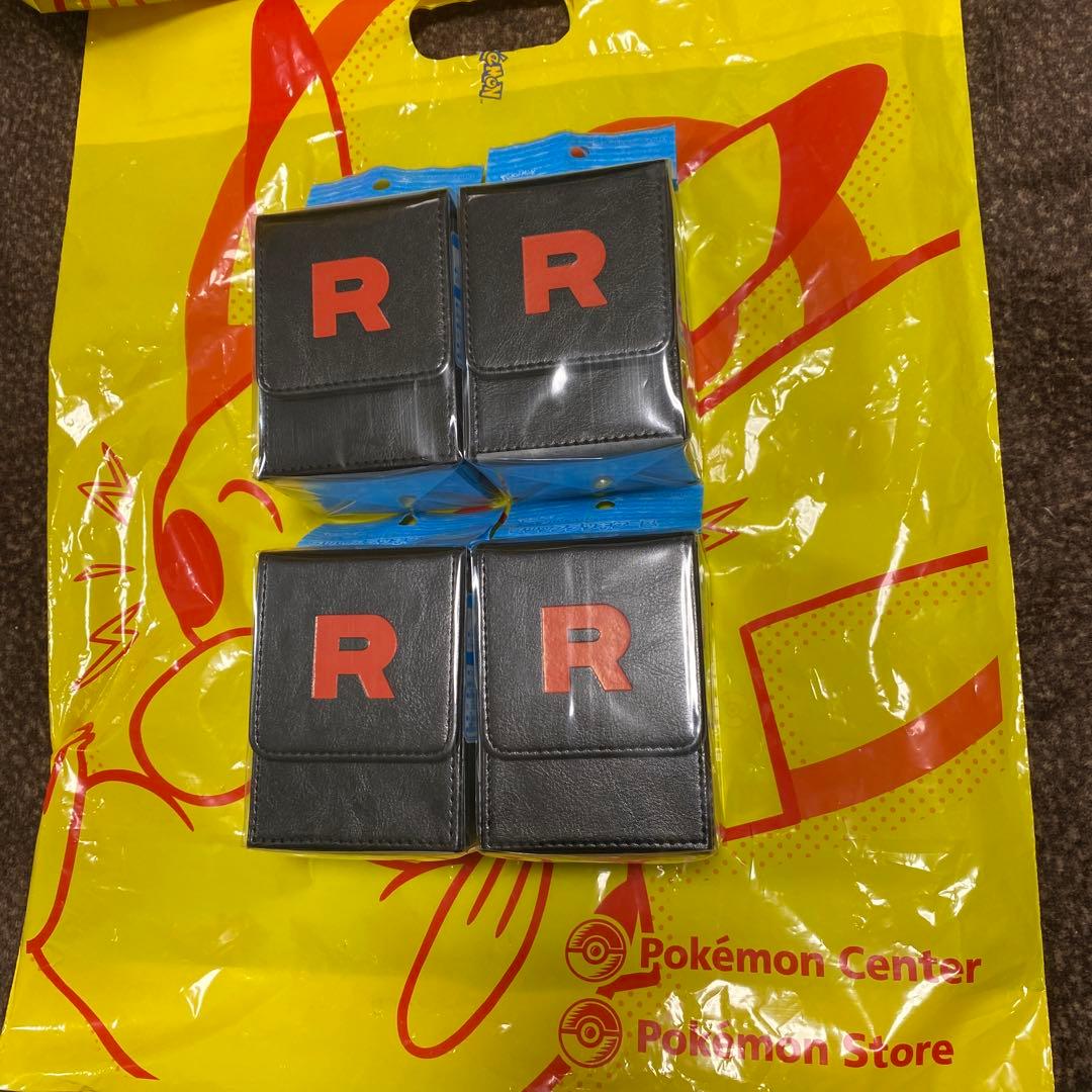 ポケモンセンター限定 ロケット団 フリップデッキケース 4個セット 未開封