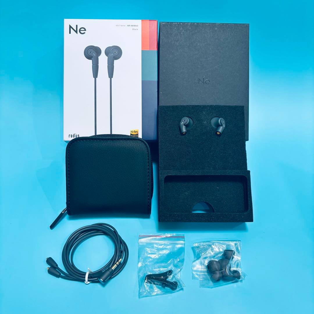 Ne rad1 有線イヤフォン 収納ケース付き　hp-nhr41