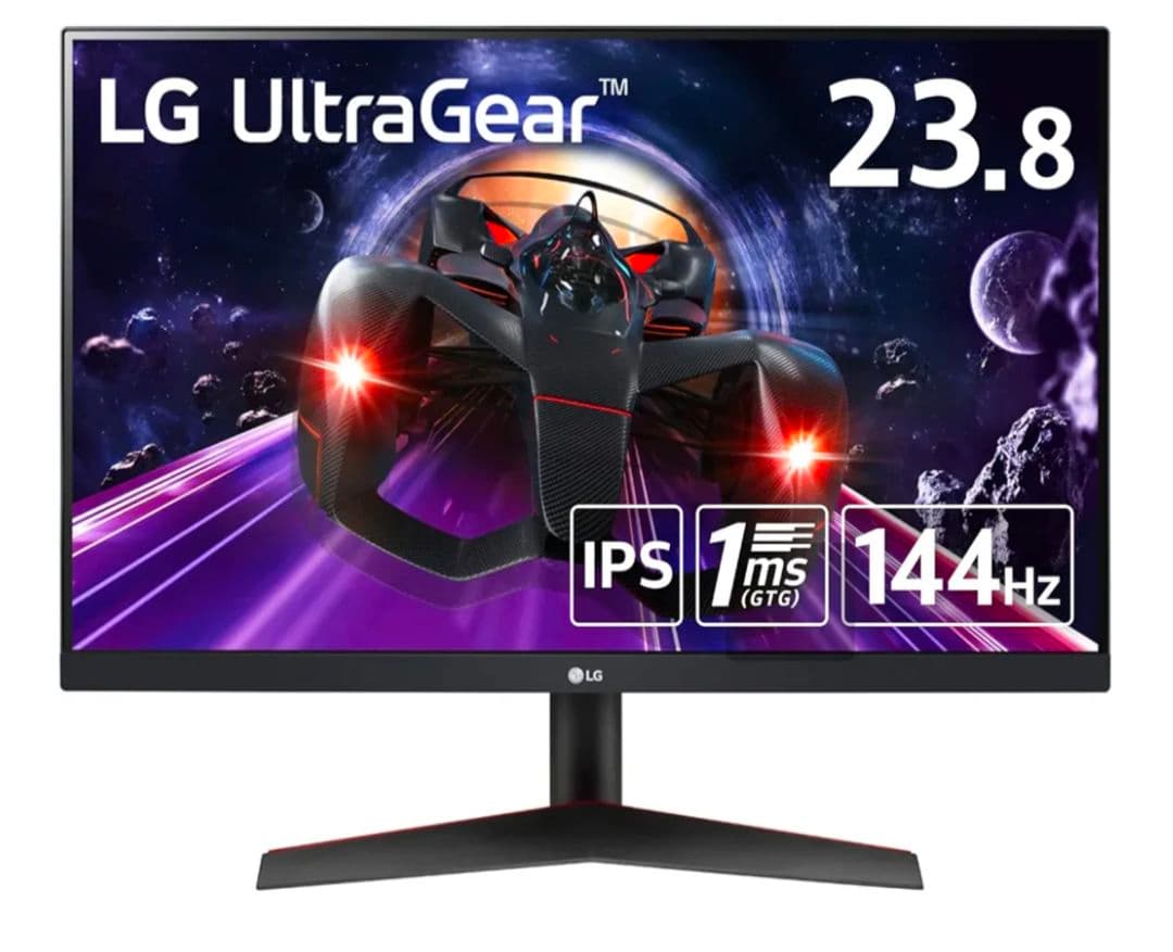 LG ゲーミングモニター UltraGear 24GN600-B（スタンドなし）