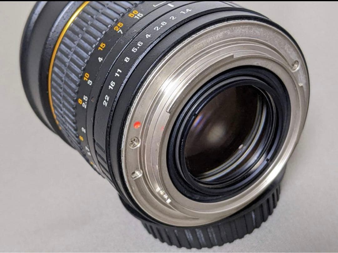 動作品 SAMYANG サムヤン 85mm f1.4 canon EF用 単焦点