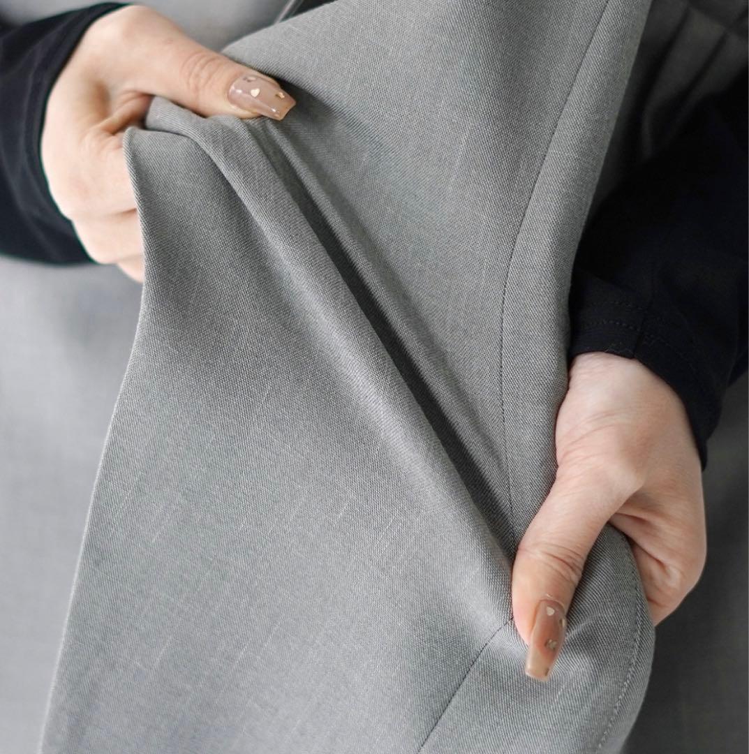 CYAN TOKYOリネン アームプリーツ ジレ