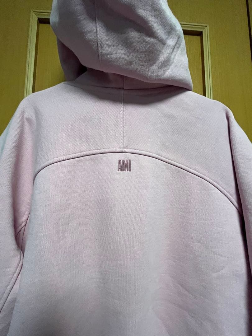 美品⭐︎amiのフルジップパーカー　ピンク　S