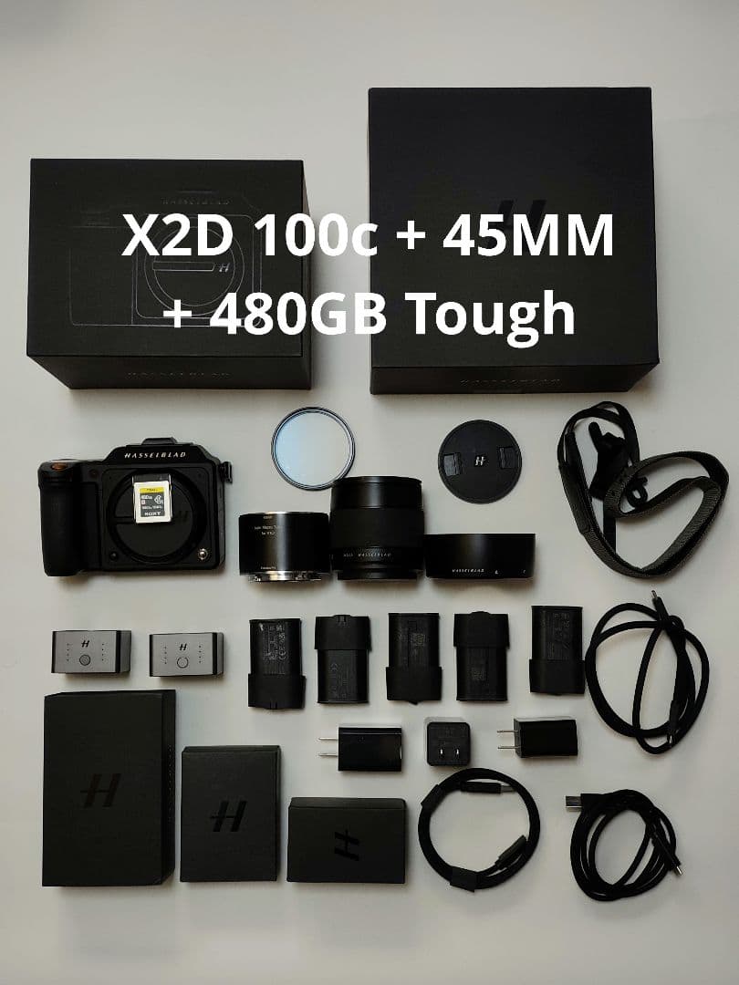Hasselblad X2D 100C + XCD 45mm｜480GB CF