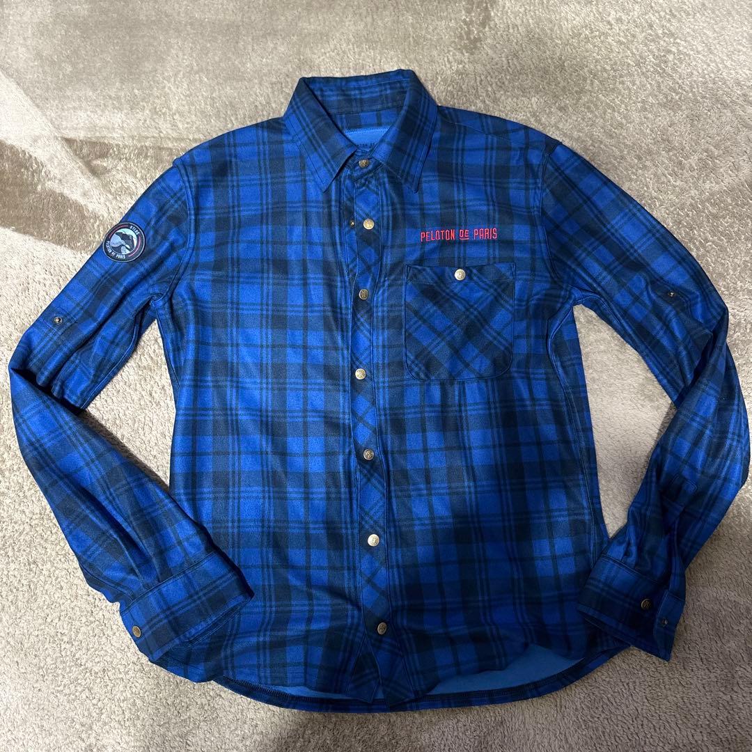 プロトンドパリ グラベルシャツ ネルシャツ M サイクルジャージ