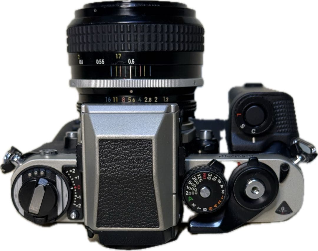 Nikon F3/Tチタンシルバー+MD-4+NIKKOR 55mm 1:1.2