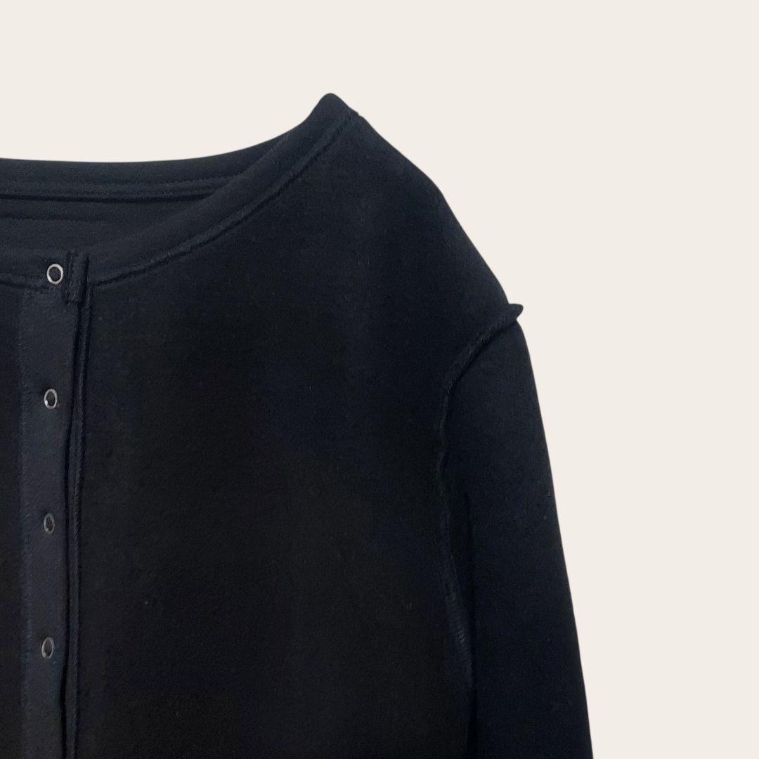 アニエスベー　定番カーディガンプレッション　スナップロングカーディガン未使用