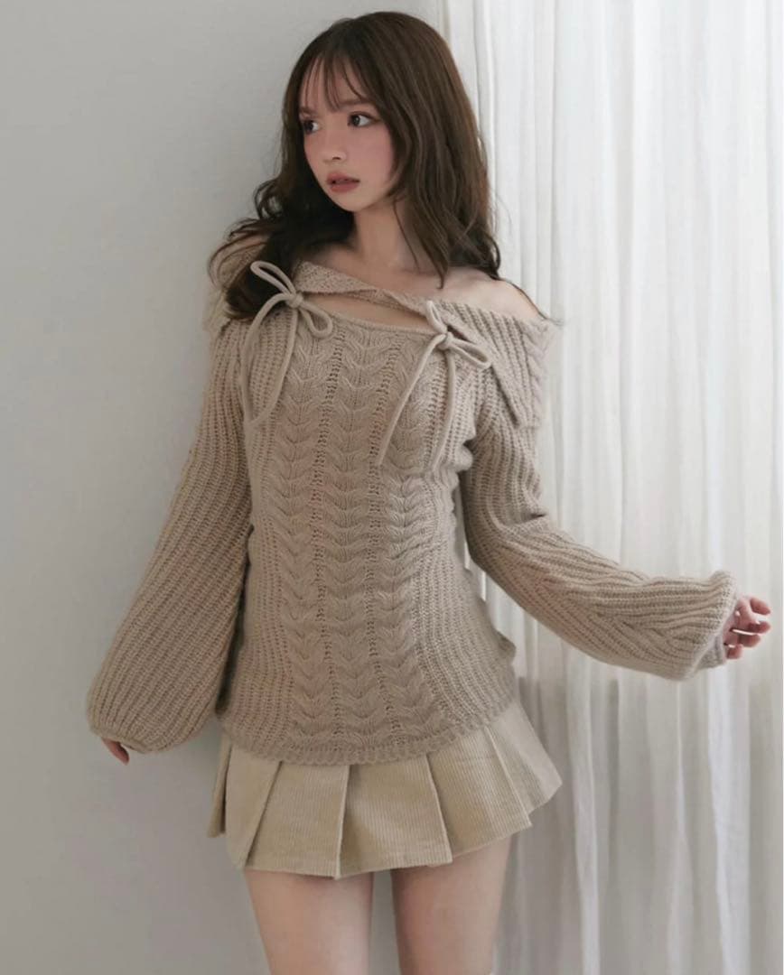 【ANDMARY】 美品 Amanda pleats skirt アンドマリー