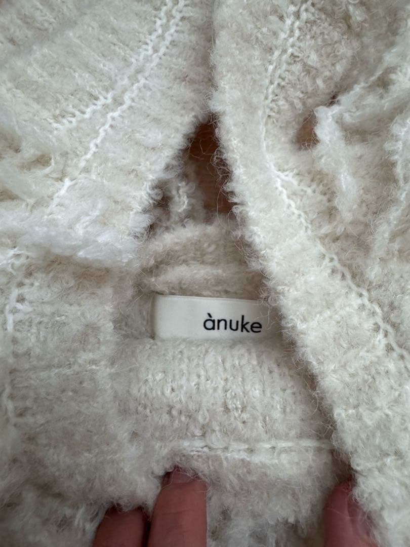 anuke フリンジニットビスチェ