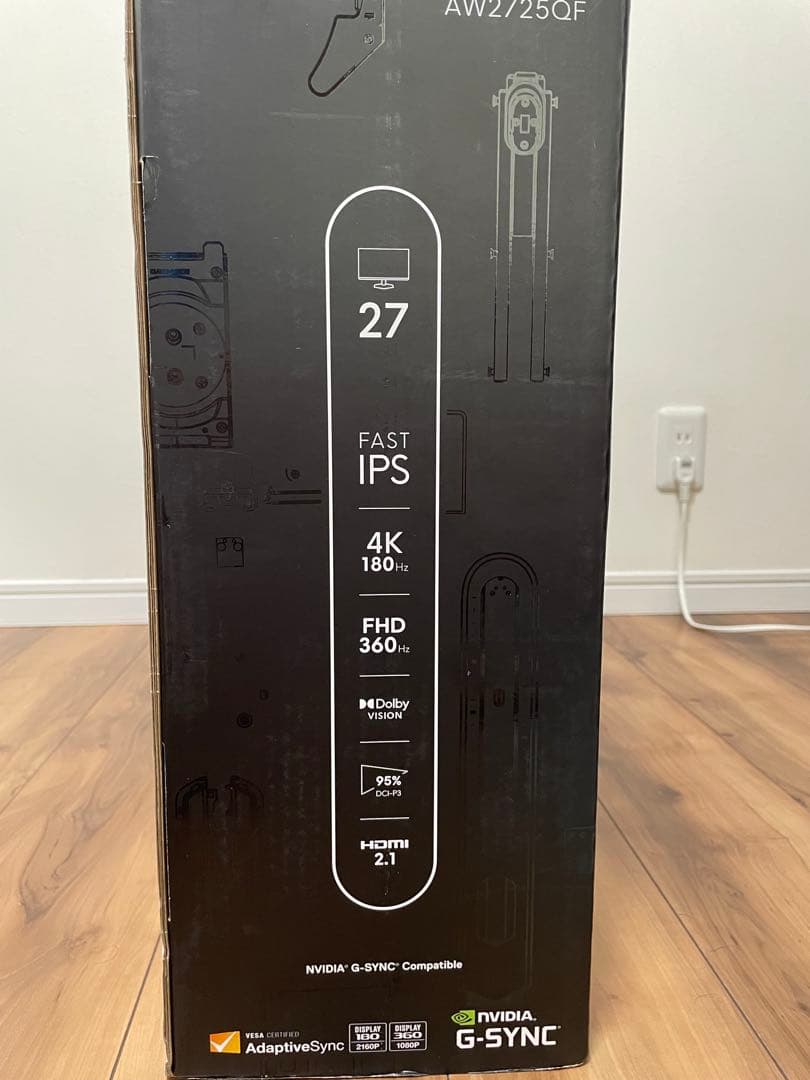 Alienware AW2725QF-A デュアル解像度(4K/FHD)