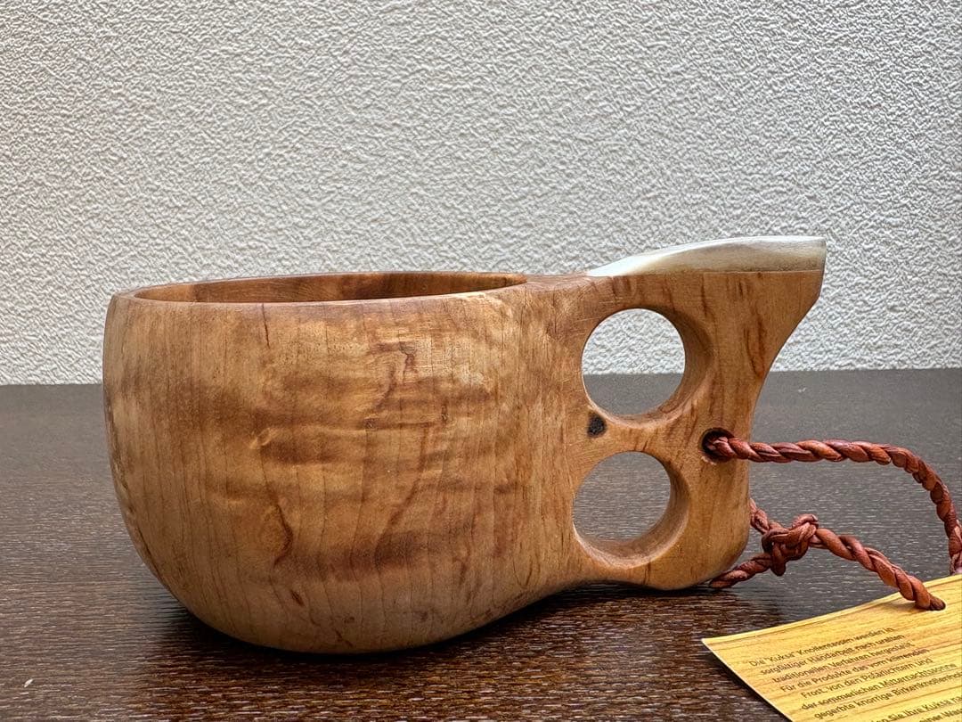 ⭐️新品 美品フィンランド ククサ 角付き KOIVUMAA コイヴマー