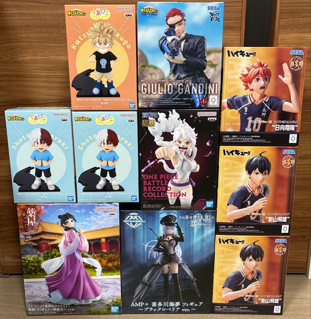 最新プライズ　フィギュア　まとめ売り　10点　ちあぴこ　ハイキュー他