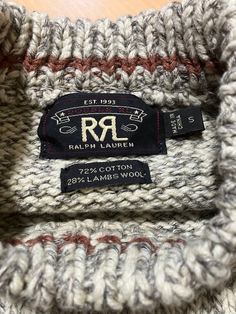 RRL ダブルアールエル　ニットセーター　S