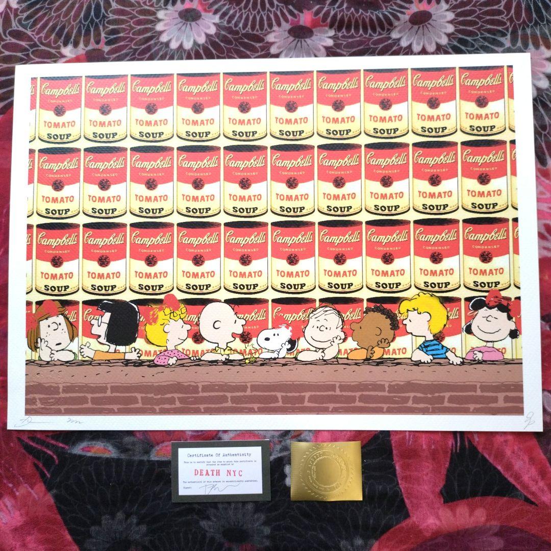 death nyc 世界限定100枚　PEANUTS　campbells