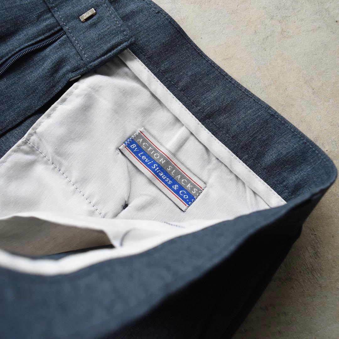 90s リーバイス アクションスラックス ブルーグレー W38 L30