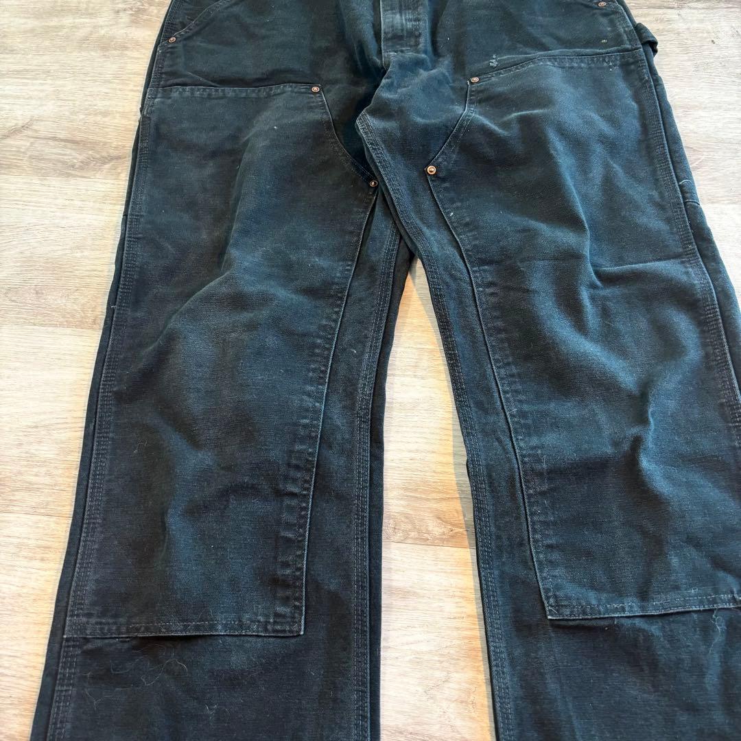 0*0様 【希少】カーハート ダブルニー ユーロ規格　布タブ 黒 #562