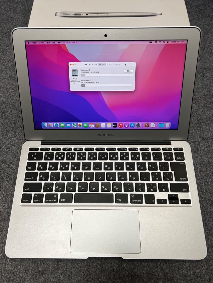 Macbook Air 2015 i5 8Gb 512Gb 11インチ 美品