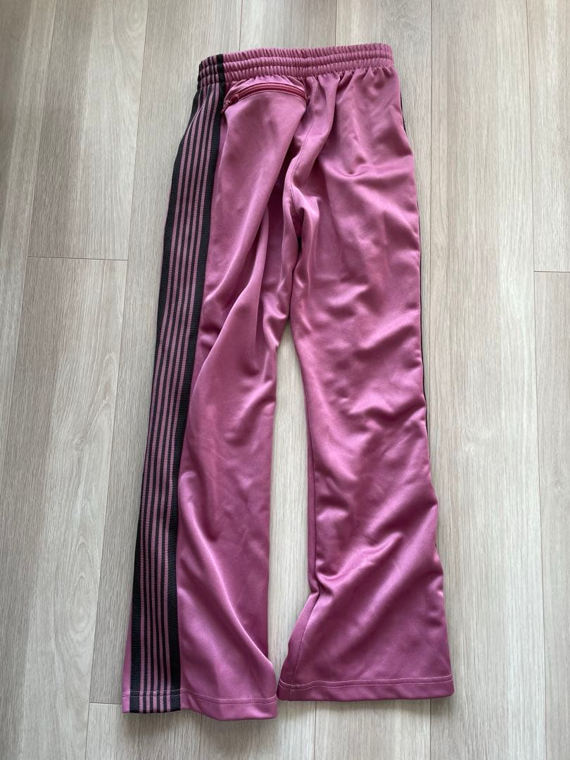 Needles トラックパンツ ブーツカット ジャージ ピンク 2 M
