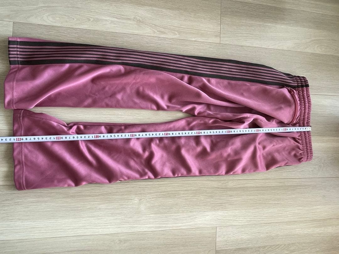 Needles トラックパンツ ブーツカット ジャージ ピンク 2 M