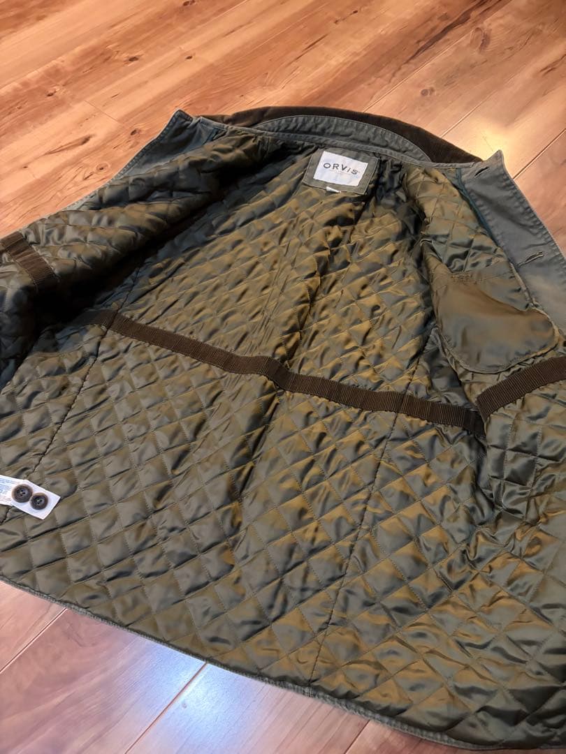 ORVIS ミリタリージャケット コーデュロイ襟 90年代