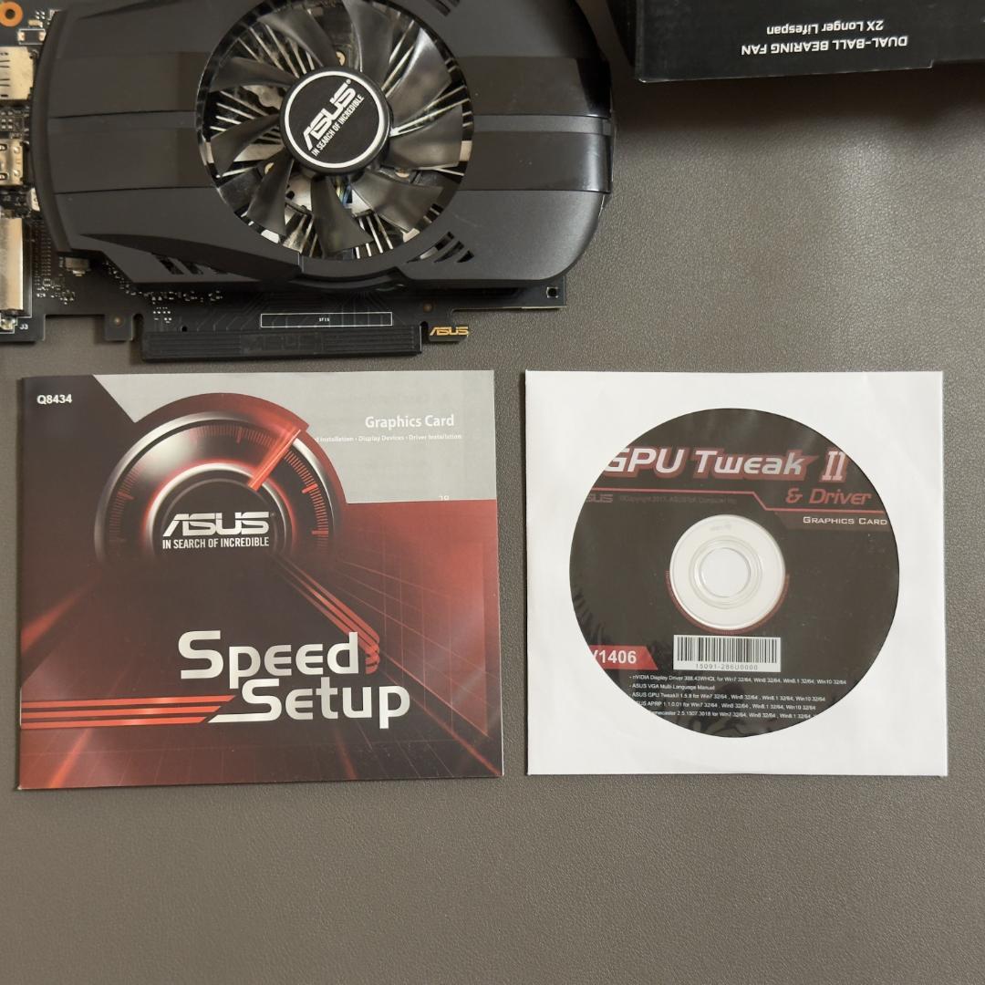 [箱・付属品あり] ASUS GeForce GTX 1050 Ti 4GB