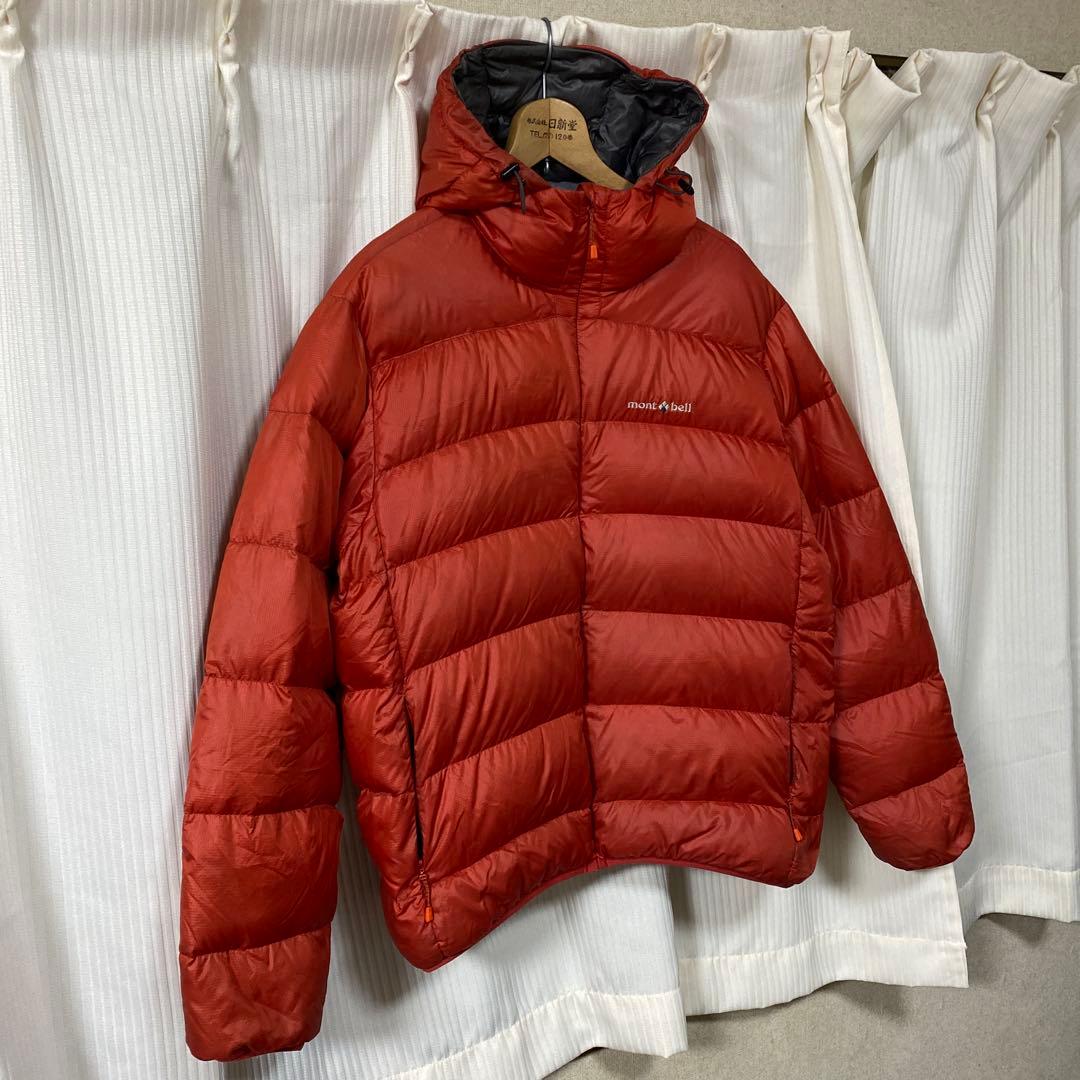 montbell ライトアルパインダウンパーカダウンジャケット廃盤モデルオレンジ