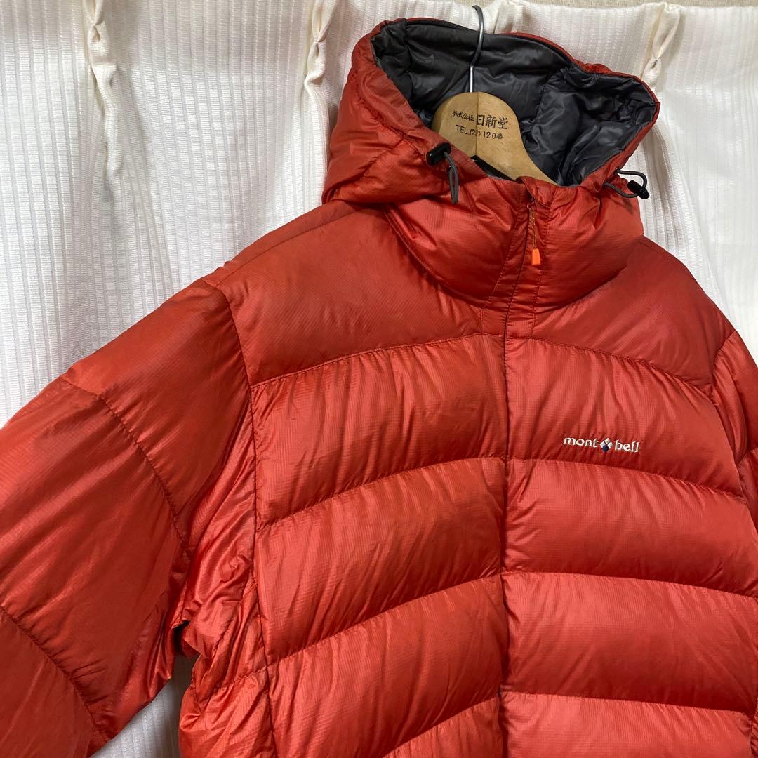 montbell ライトアルパインダウンパーカダウンジャケット廃盤モデルオレンジ