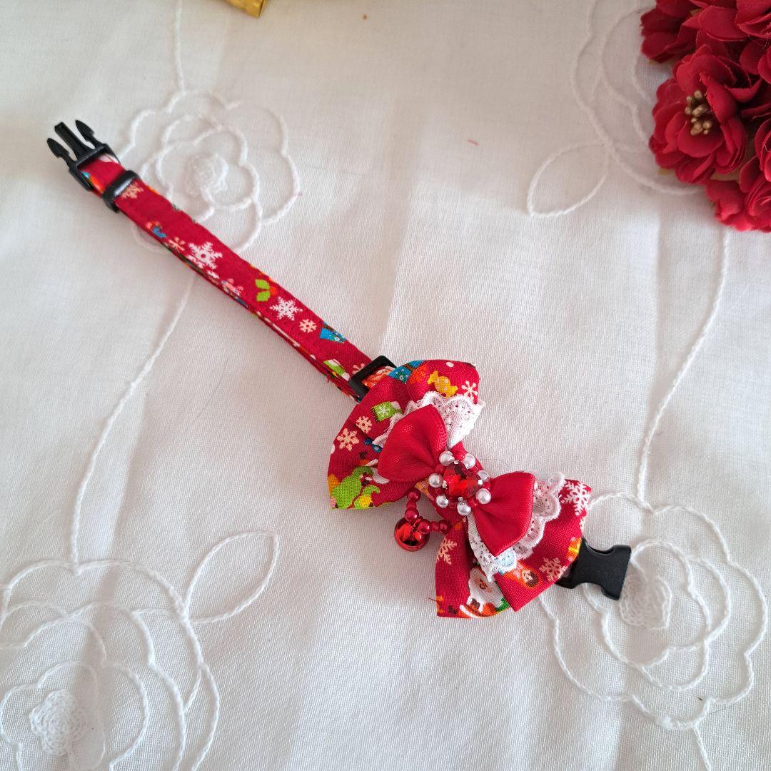 mumu、クリスマスシリーズ(赤サンタ)わんちゃん猫ちゃん用首輪