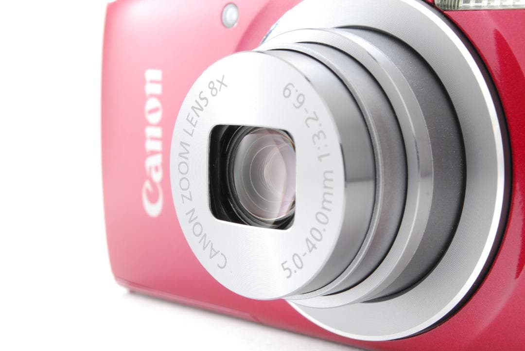 Canon IXY 120 レッド 本体と付属品 動作確認済み