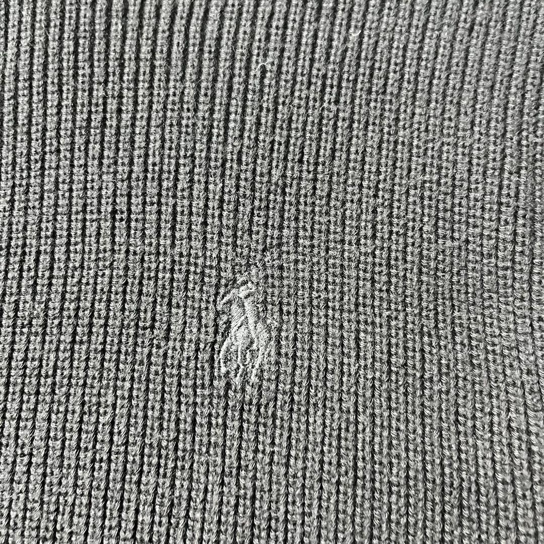 ポロラルフローレン　ドライバーズニット　ダブルジップ　M ブラック