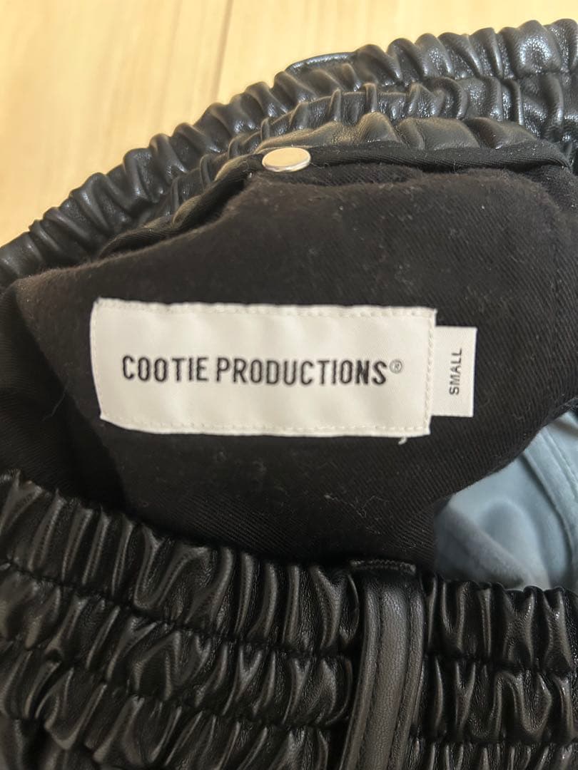 24AW COOTIE クーティー フェイクレザー5ポケットワイドイージーパンツ