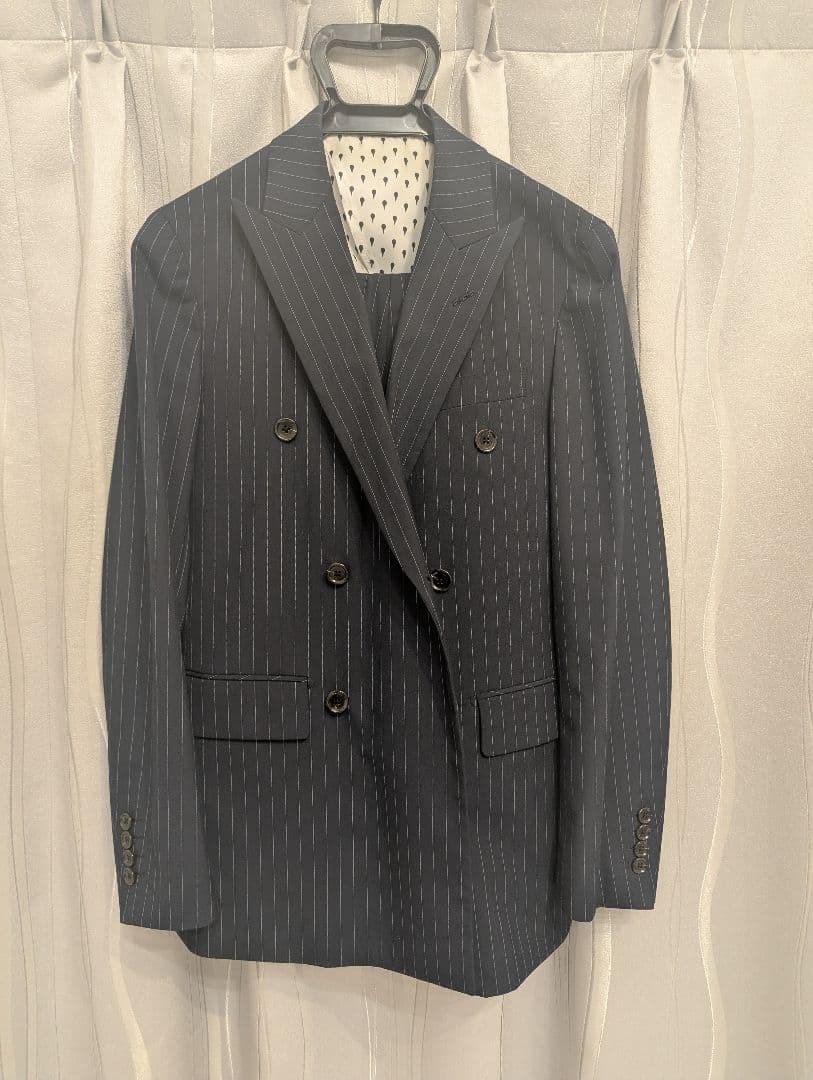 限定PSFA ダブルスーツ ネイビーストライプ