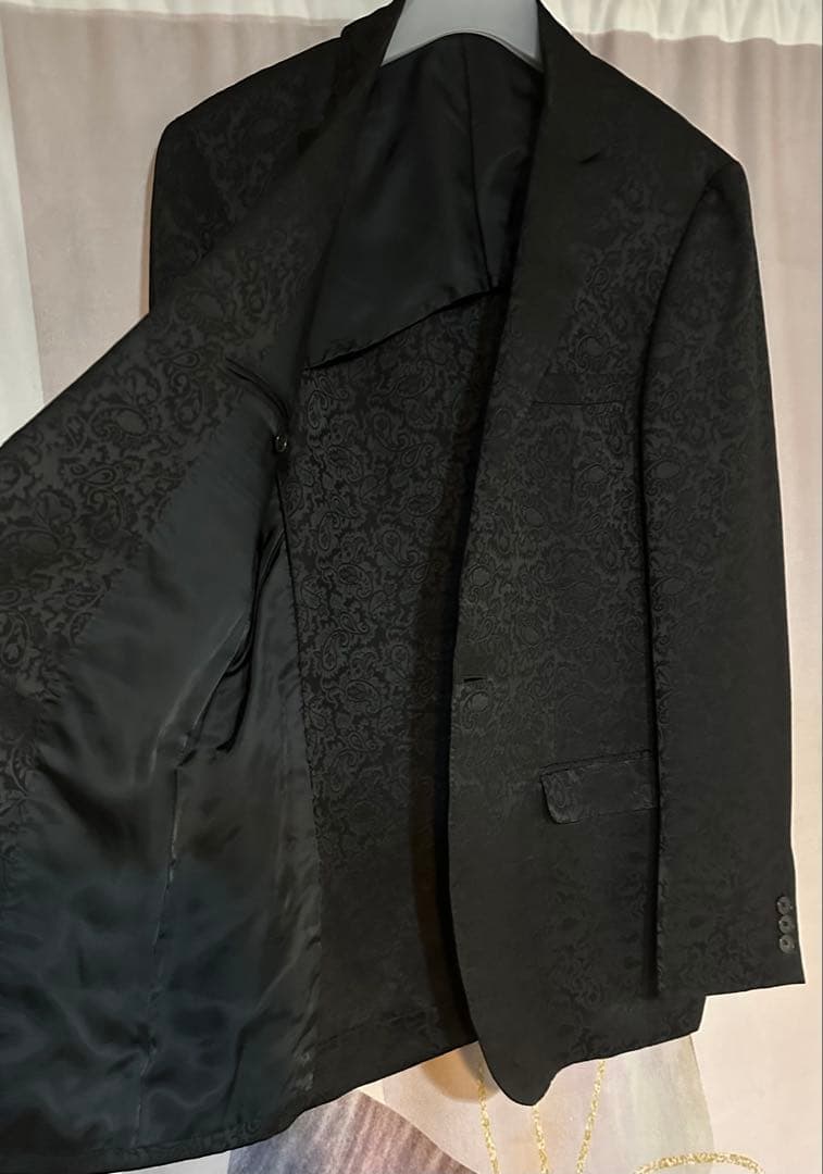 エディフィス raffinee ペイズリー ジャガード テーラードジャケット