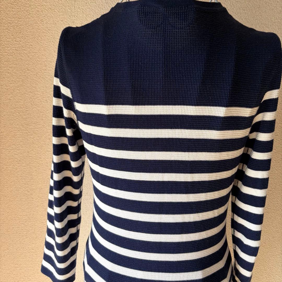 Polo Ralph Lauren 現行タグ　ボーダー ワッフルニット ドレス