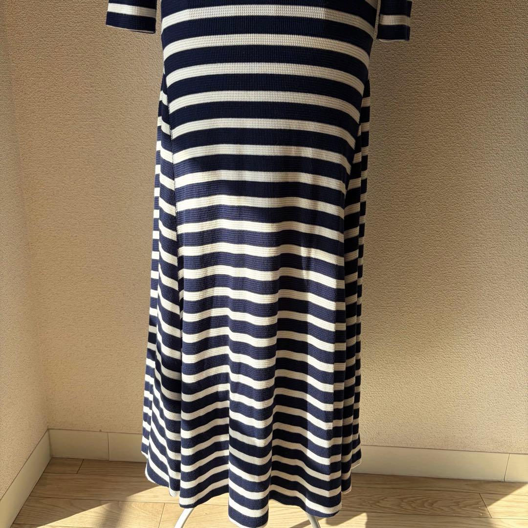 Polo Ralph Lauren 現行タグ　ボーダー ワッフルニット ドレス