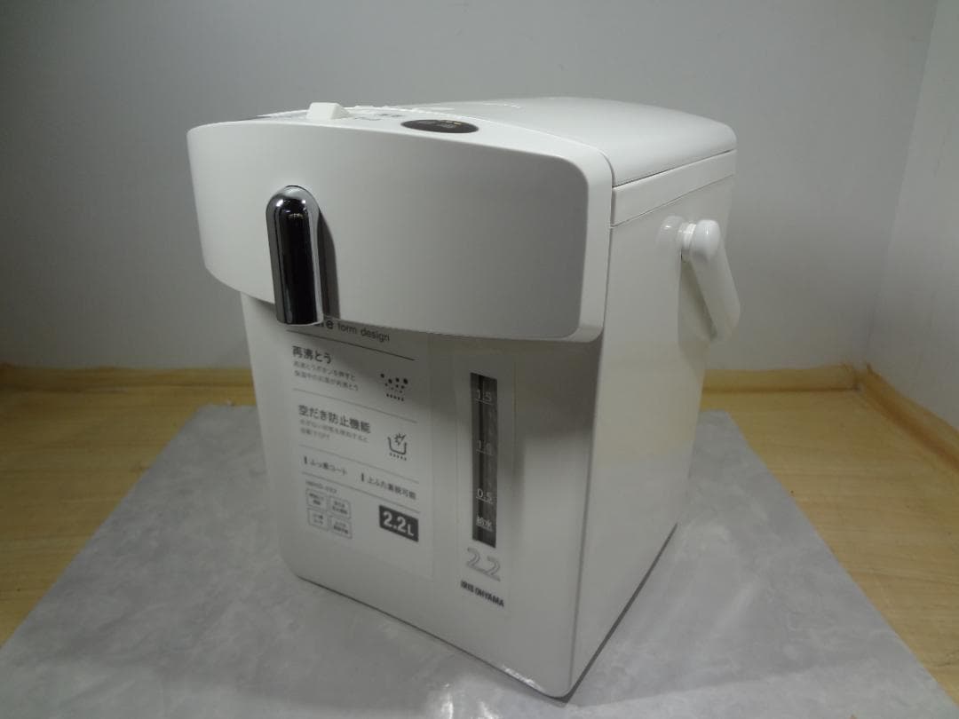 IRIS OHYAMA 電気ポット 2.2L ホワイト IMHD-022