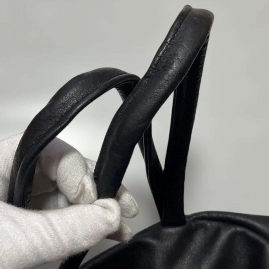 Jas M.B. 黒　ボストンバッグ