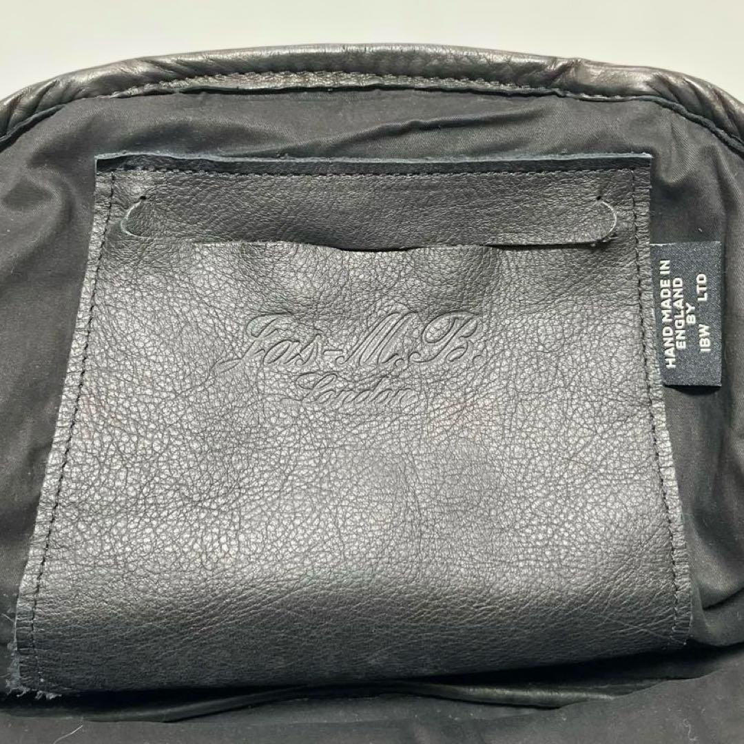 Jas M.B. 黒　ボストンバッグ