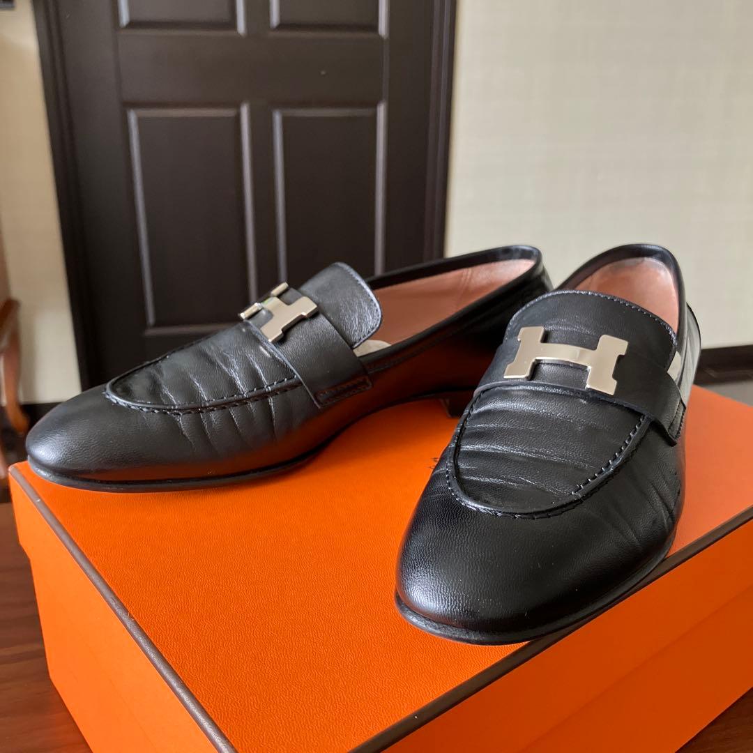 HERMES エルメス　モカシンパリ