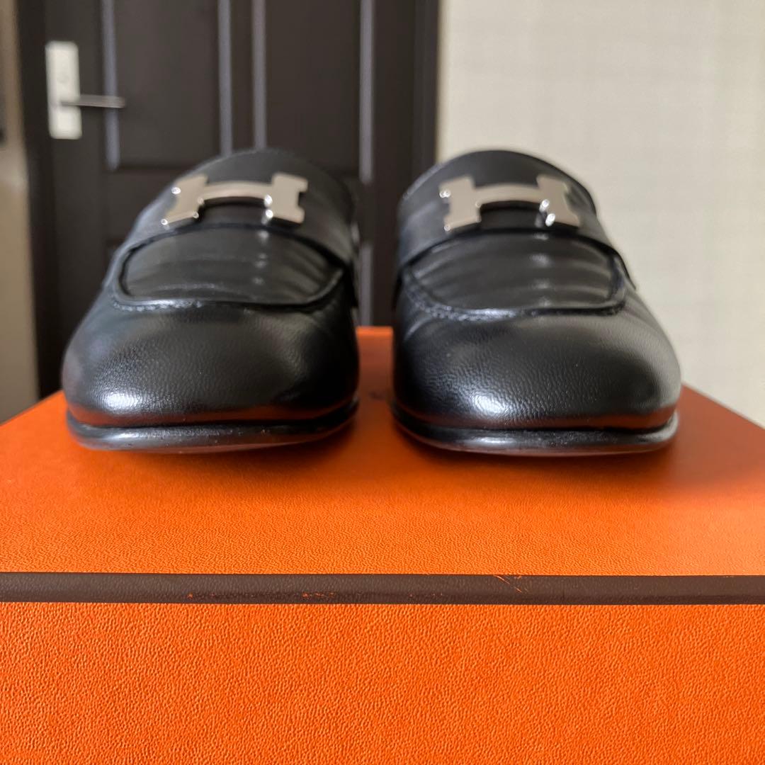 HERMES エルメス　モカシンパリ