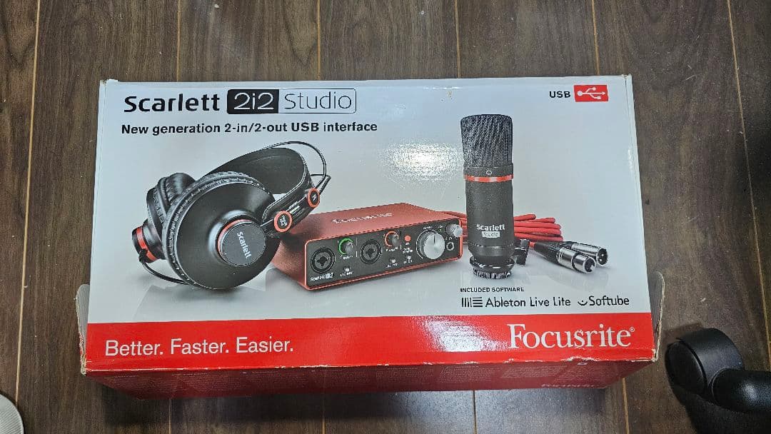 Scarlett 2i2 studio 録音セット