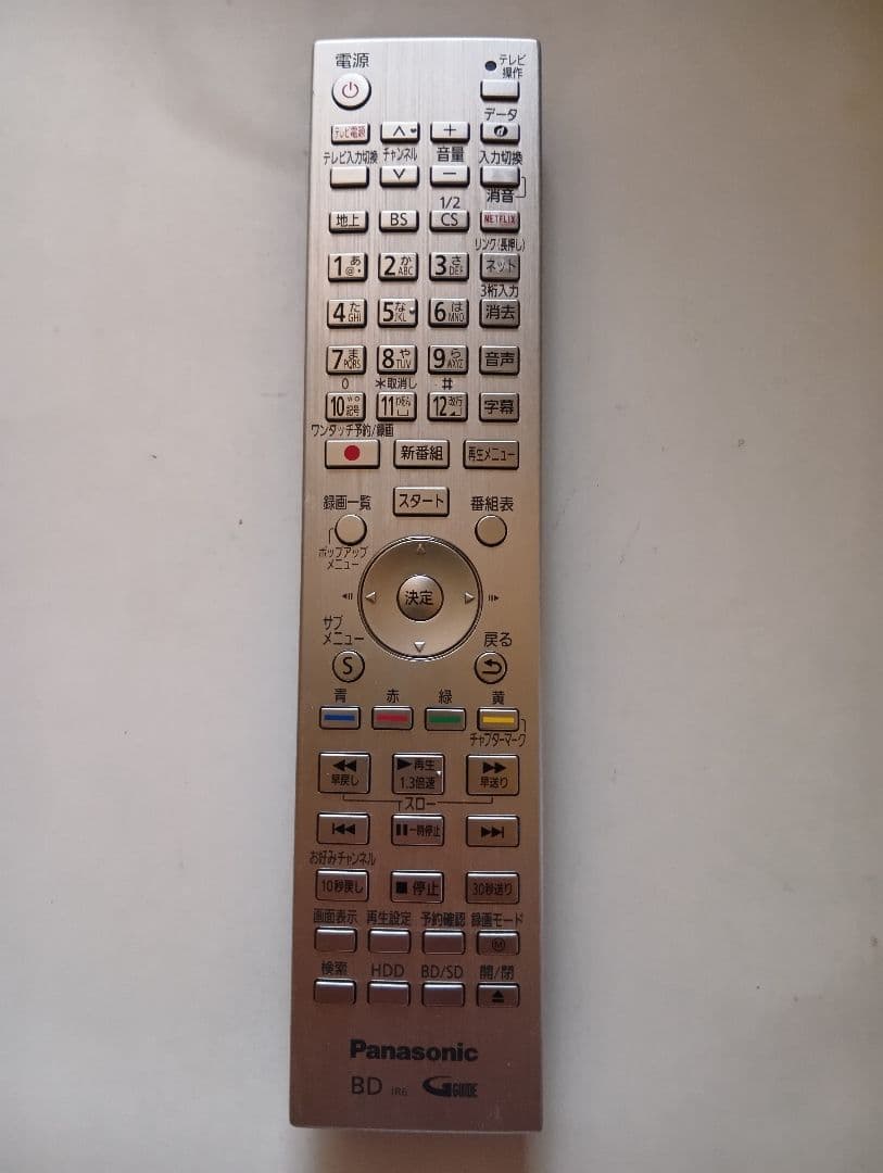 Panasonic テレビ用リモコン　N2QAYA000118