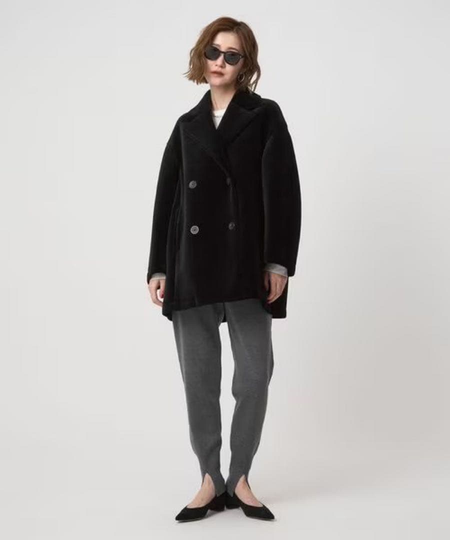 conte ベルベット ボンディング Pコート