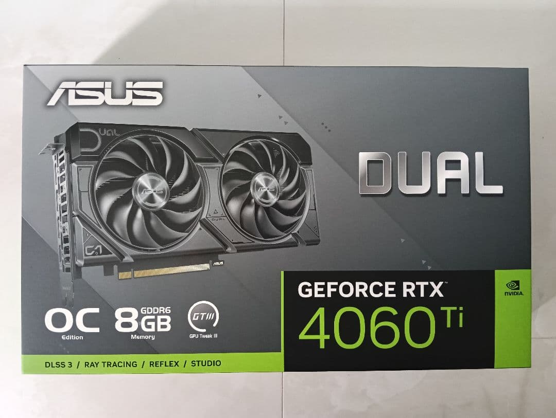 グラボ　ASUS GeForce RTX 4060 Ti OC 8GB