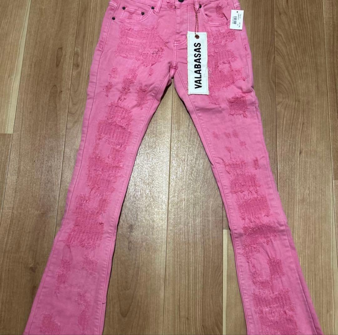 訳あり【新品未使用】valabasas ピンクデニム 30