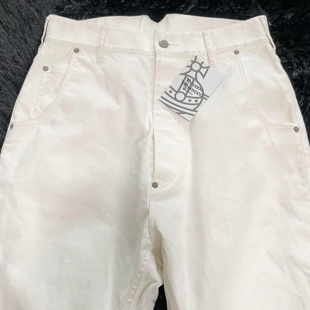 【新品未使用】ヴィヴィアンウエストウッド　デニム　サルエルパンツ・ストレッチ