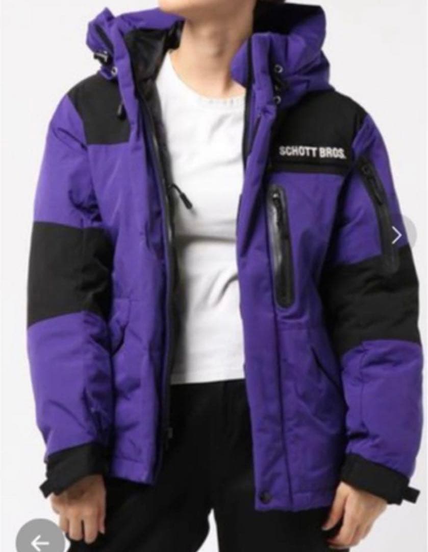 Schott ショット ダウンジャケット　ダウンパーカー　パープル